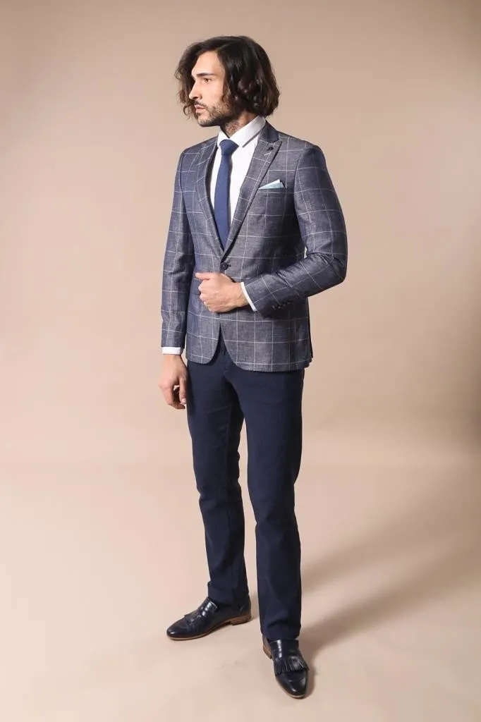 15534 Navy Blue Blazer Jacket