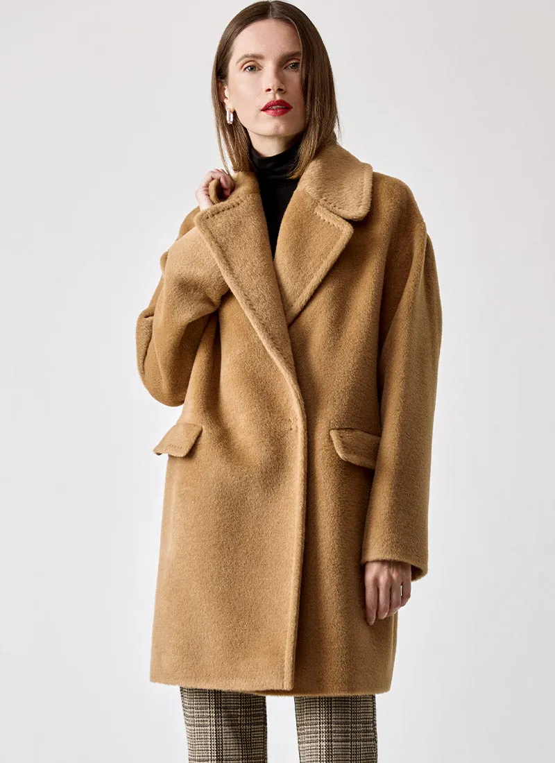 Astrid Camel Alpaca Coat