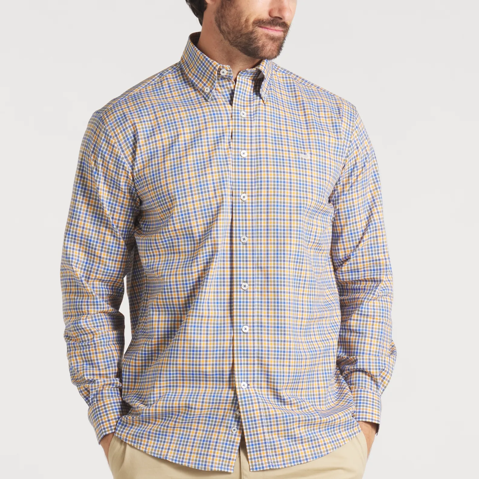 Baker Performance Gingham Dress Shirt