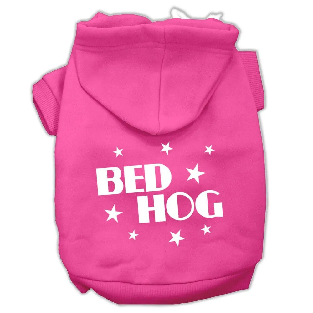 Bed Hog Screen Printed Pet Hoodies Bright Pink Size XXXL (20)