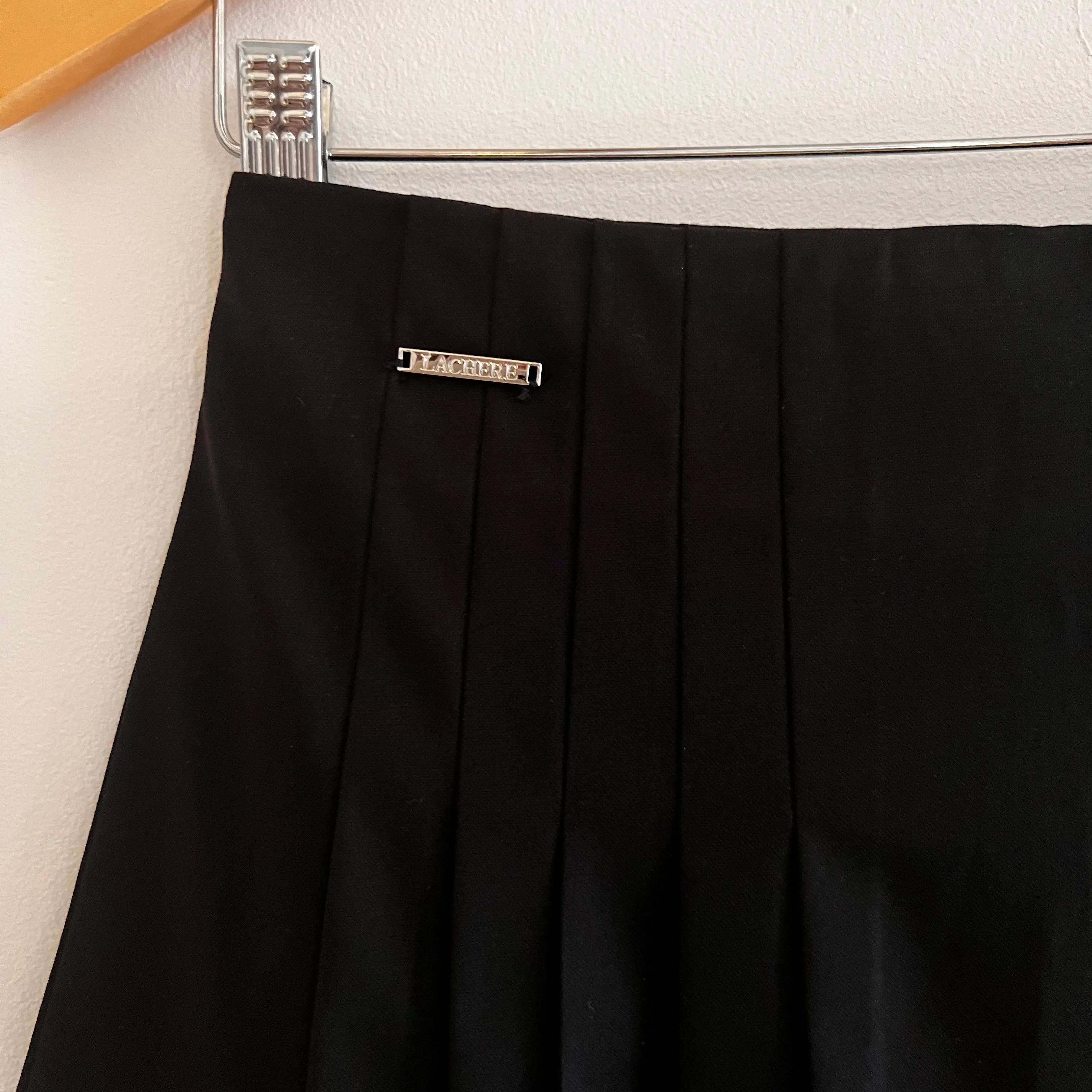 Black Pleated Skirts - Premium Jersey