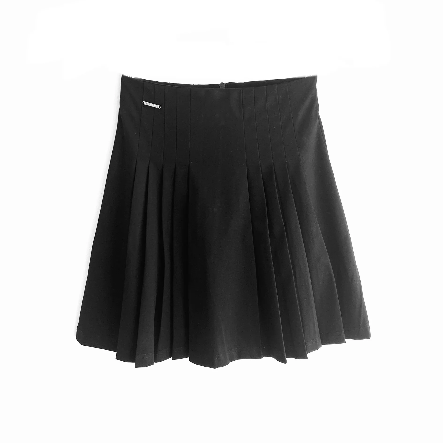 Black Pleated Skirts - Premium Jersey