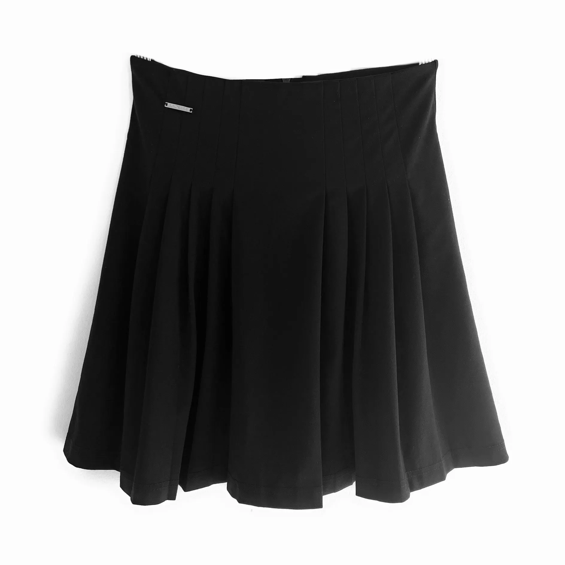 Black Pleated Skirts - Premium Jersey