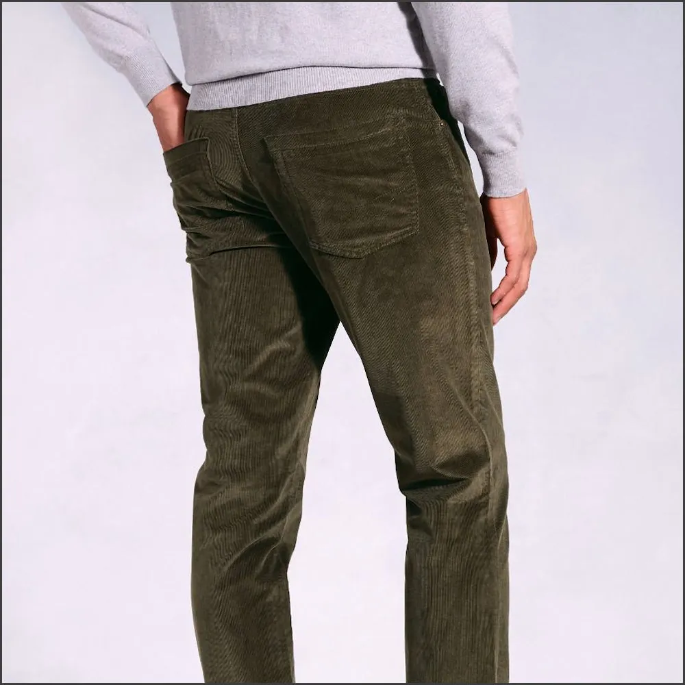 Brook Taverner Cunningham Khaki Cords--