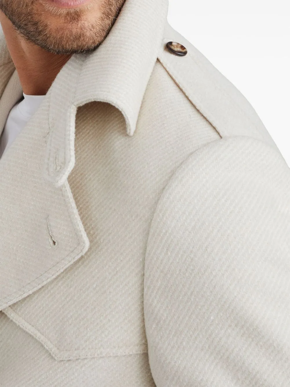 Brunello Cucinelli Coats Cream