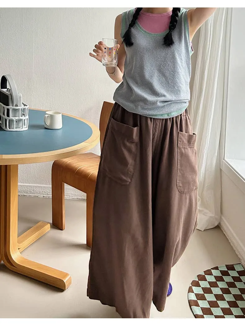 CASUAL LOOSE RAMIE WIDE-LEG PANTS_CWBLP0737