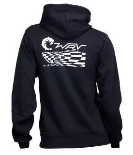 Checker Wave Ladies P/O Hooded Sweatshirt