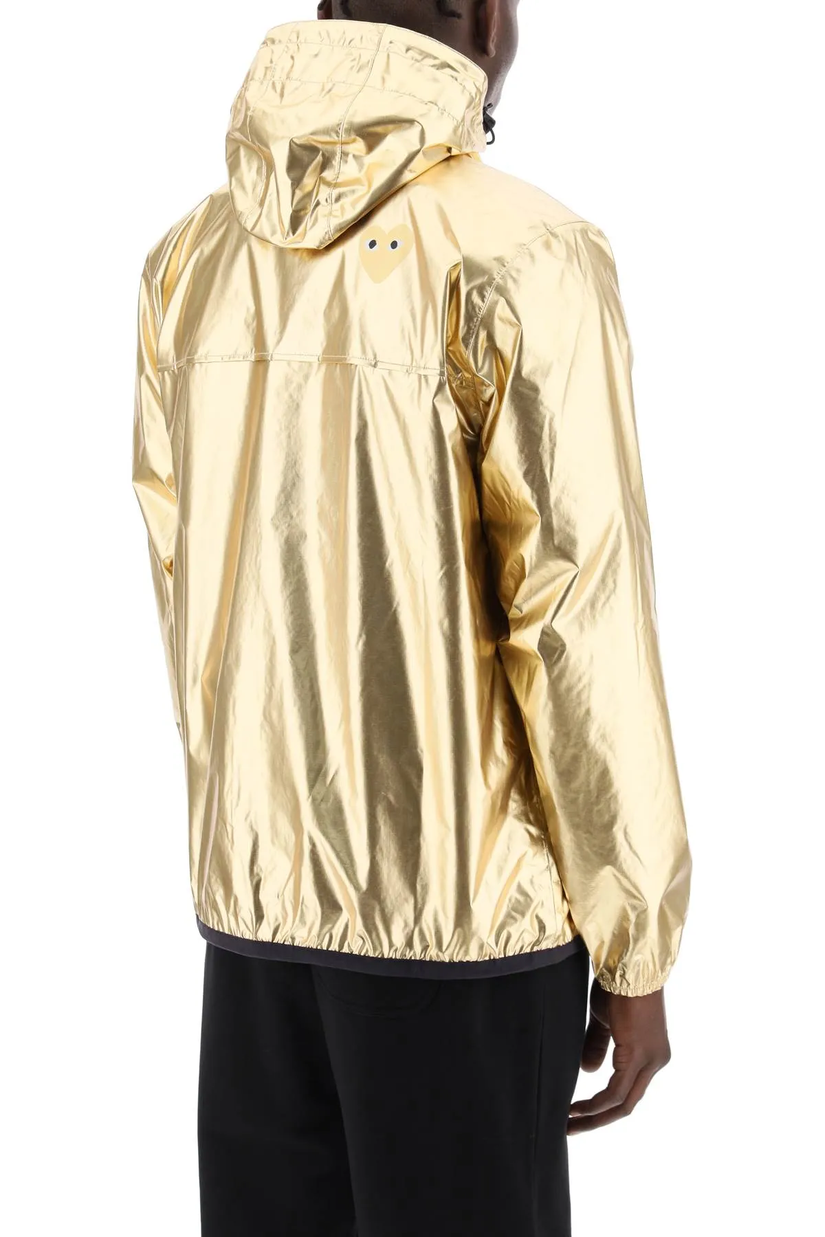 comme des garçons play x k-way laminated ripstop jacket