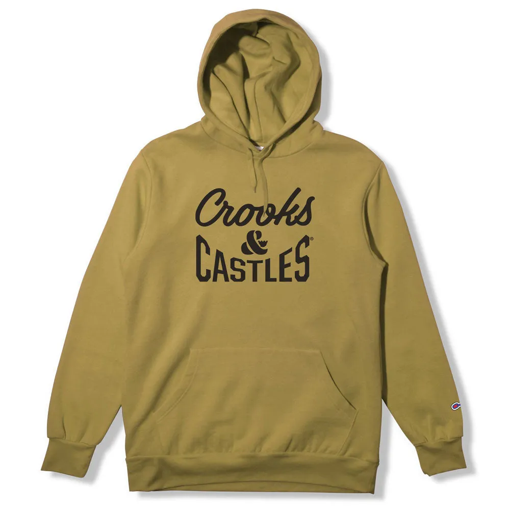 Crooks & Castles Fleece Pullover Hoodie Timber