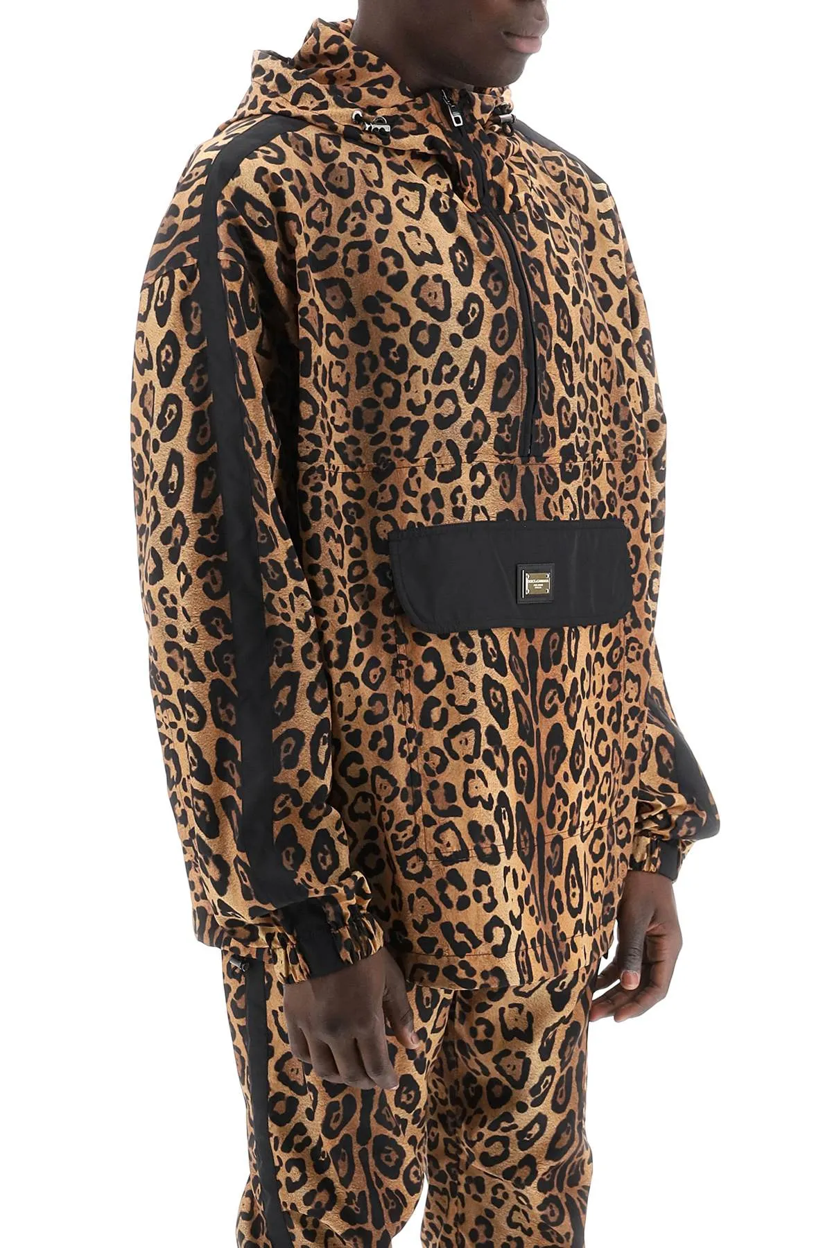 Dolce & Gabbana Leopard Print Nylon Anor