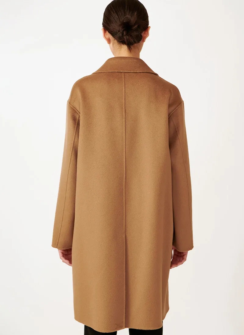 Doppio Bronze Wool Coat