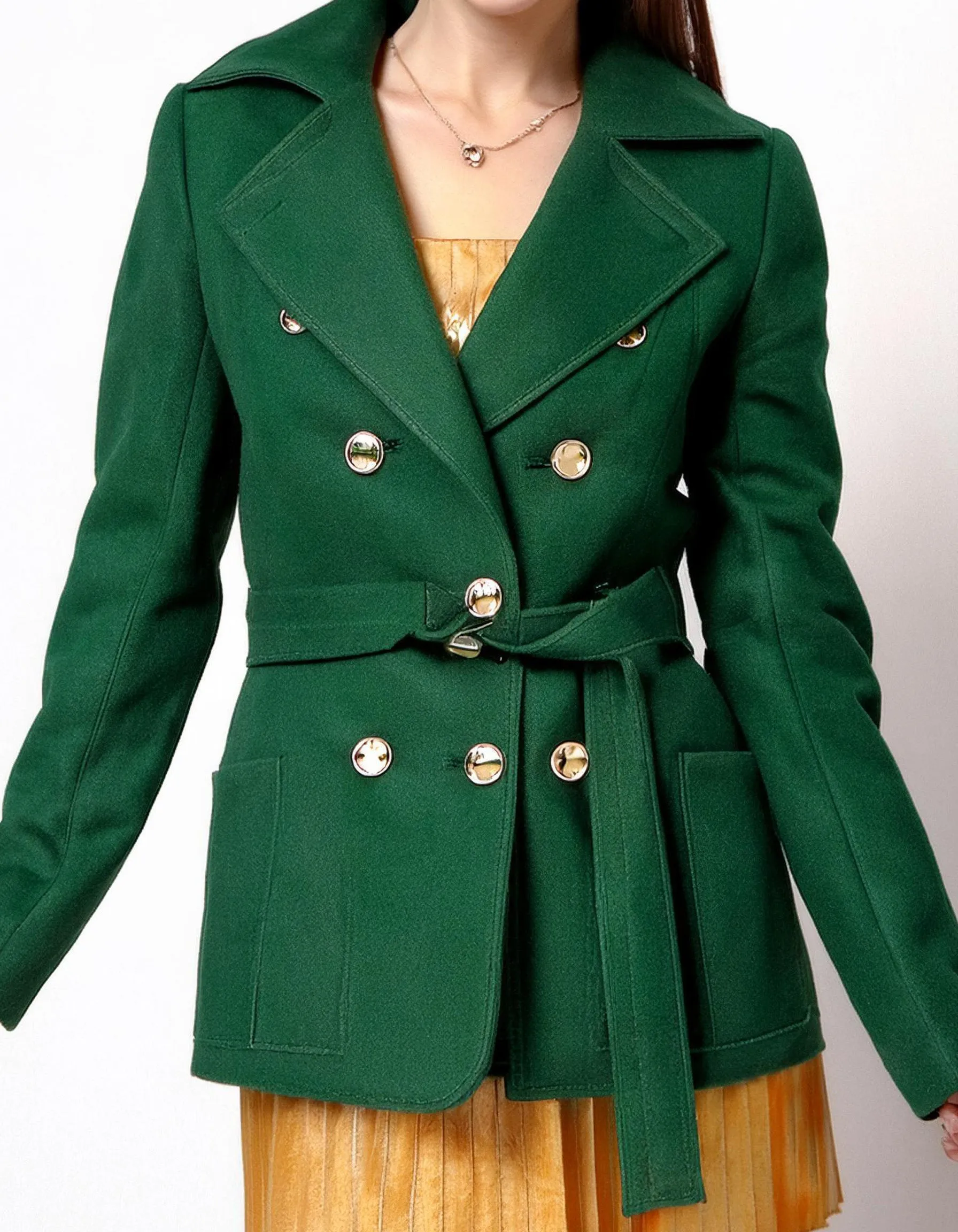 Emerald Enchantment Peacoat