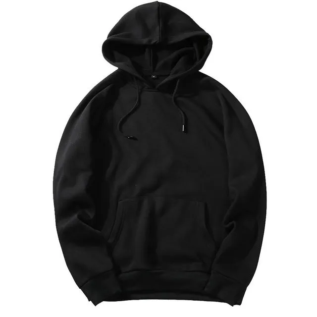 Fashion Hoodies Male Large Size Warm Fleece Coat