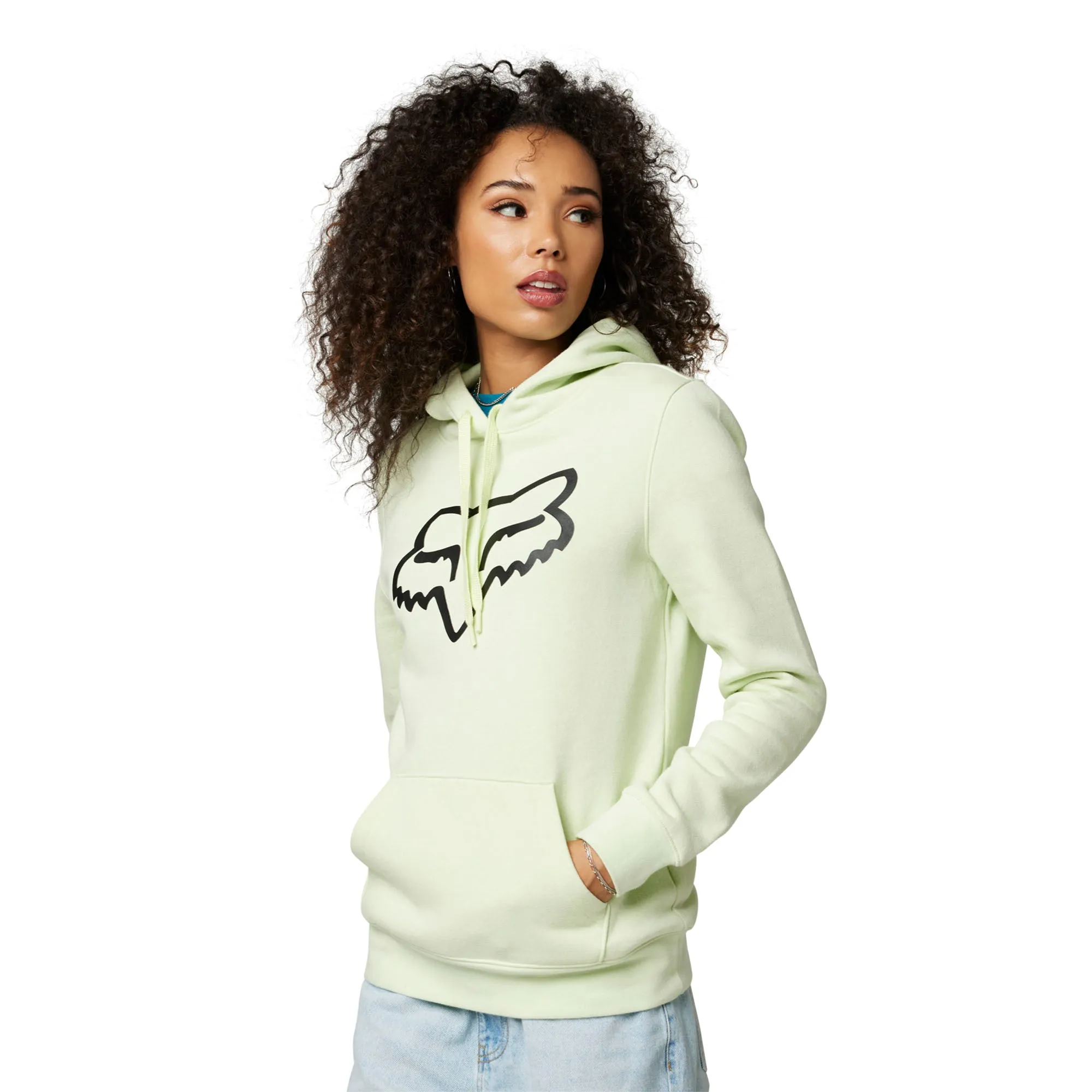 Fox Racing Boundary Pullover Fleece Hoodie Sea Spray Green