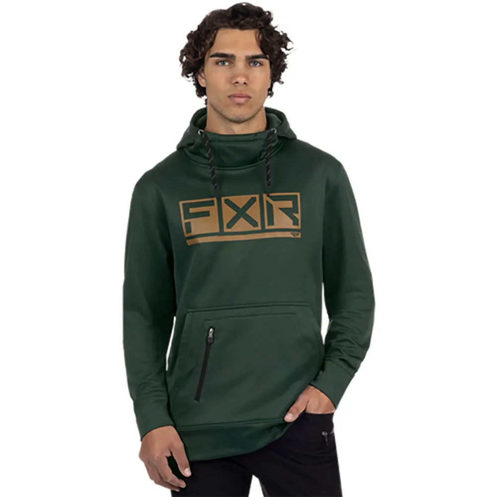 FXR Podium Tech Pullover Hoodie Forest/Copper Green