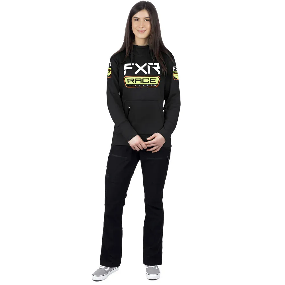 FXR Race Div Tech Pullover Hoodie Black/Hi-Vis