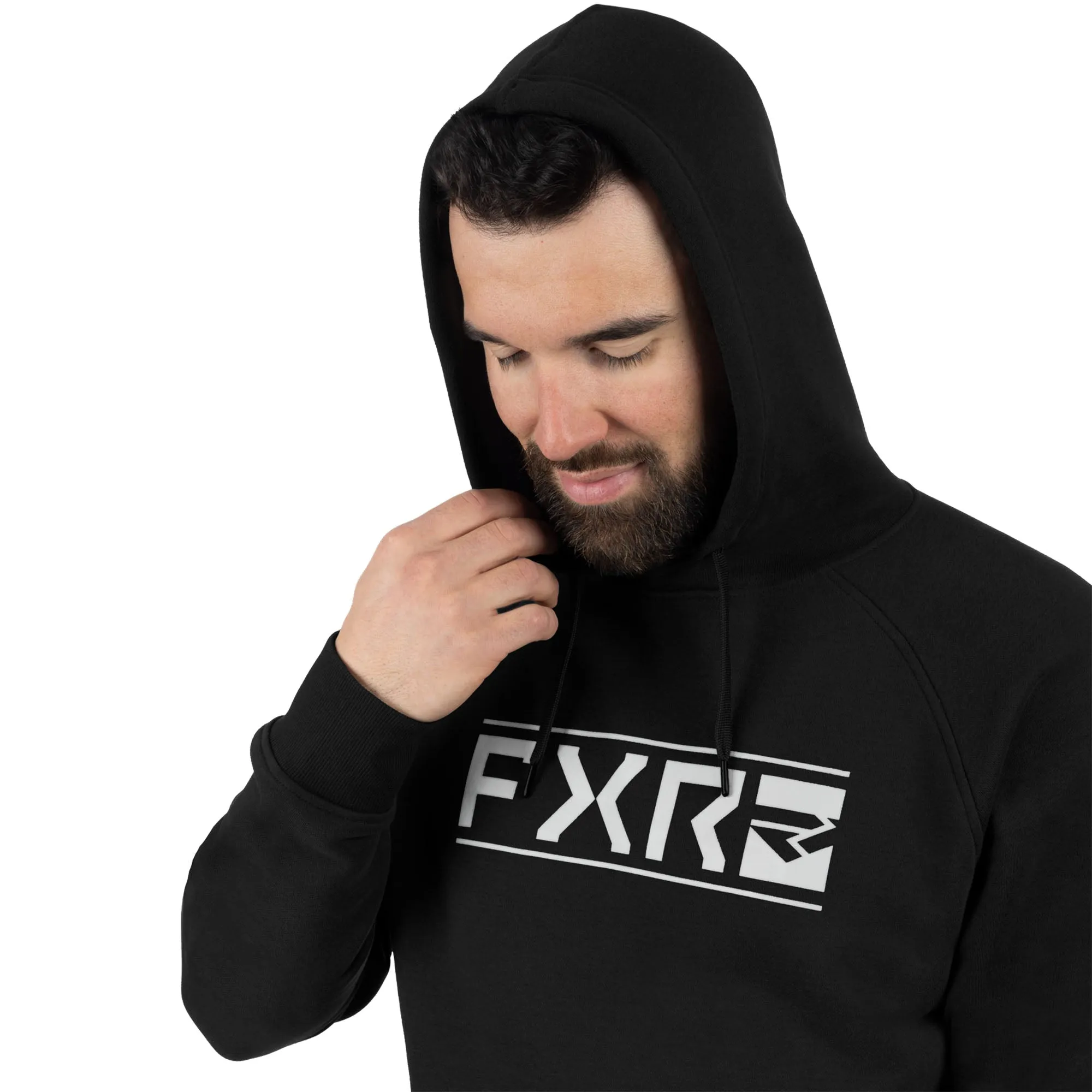 FXR Victory Pullover Hoodie Black/White