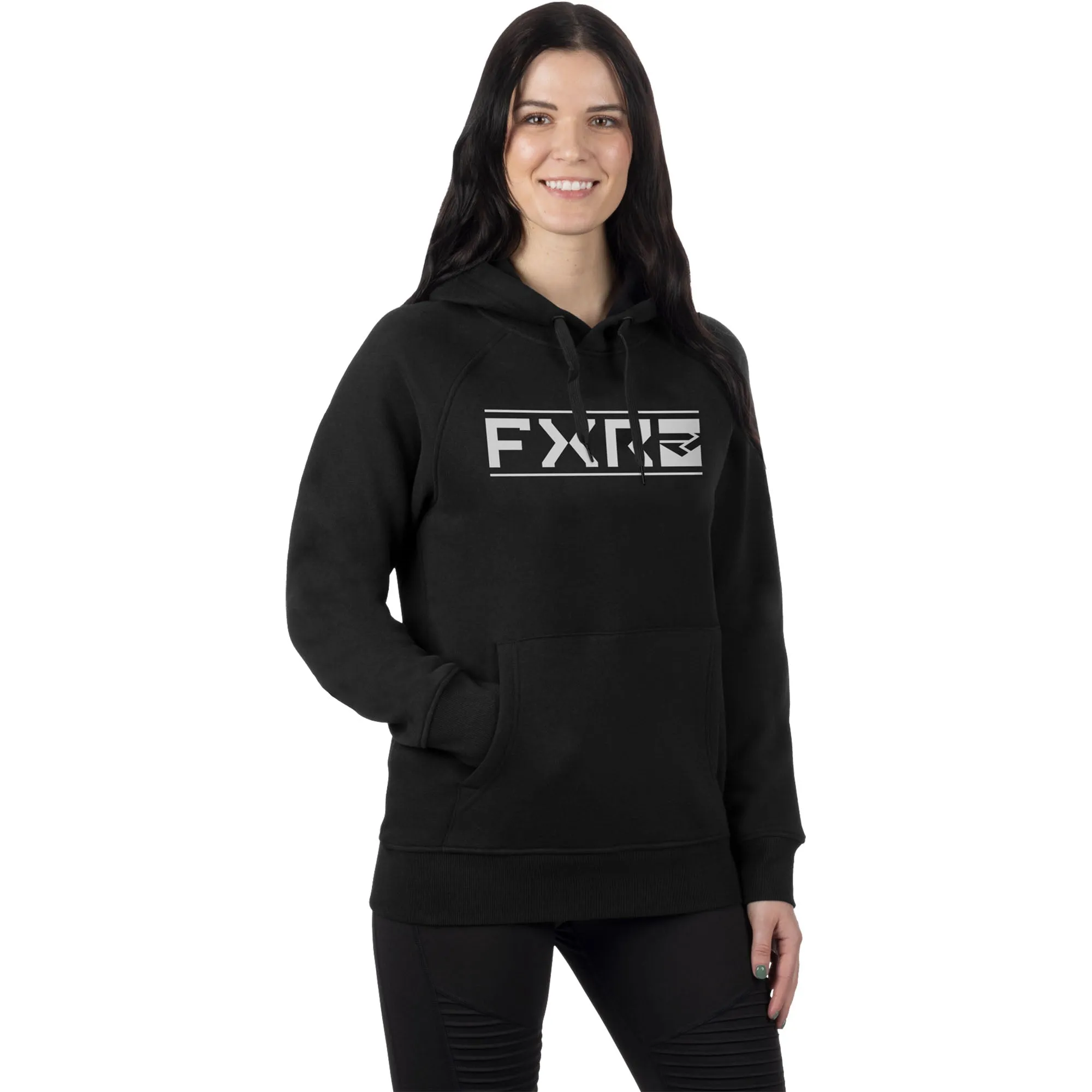 FXR Victory Pullover Hoodie Black/White