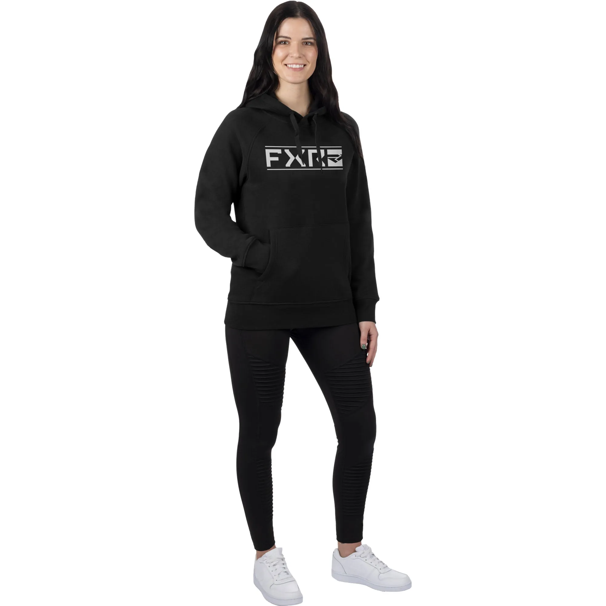 FXR Victory Pullover Hoodie Black/White