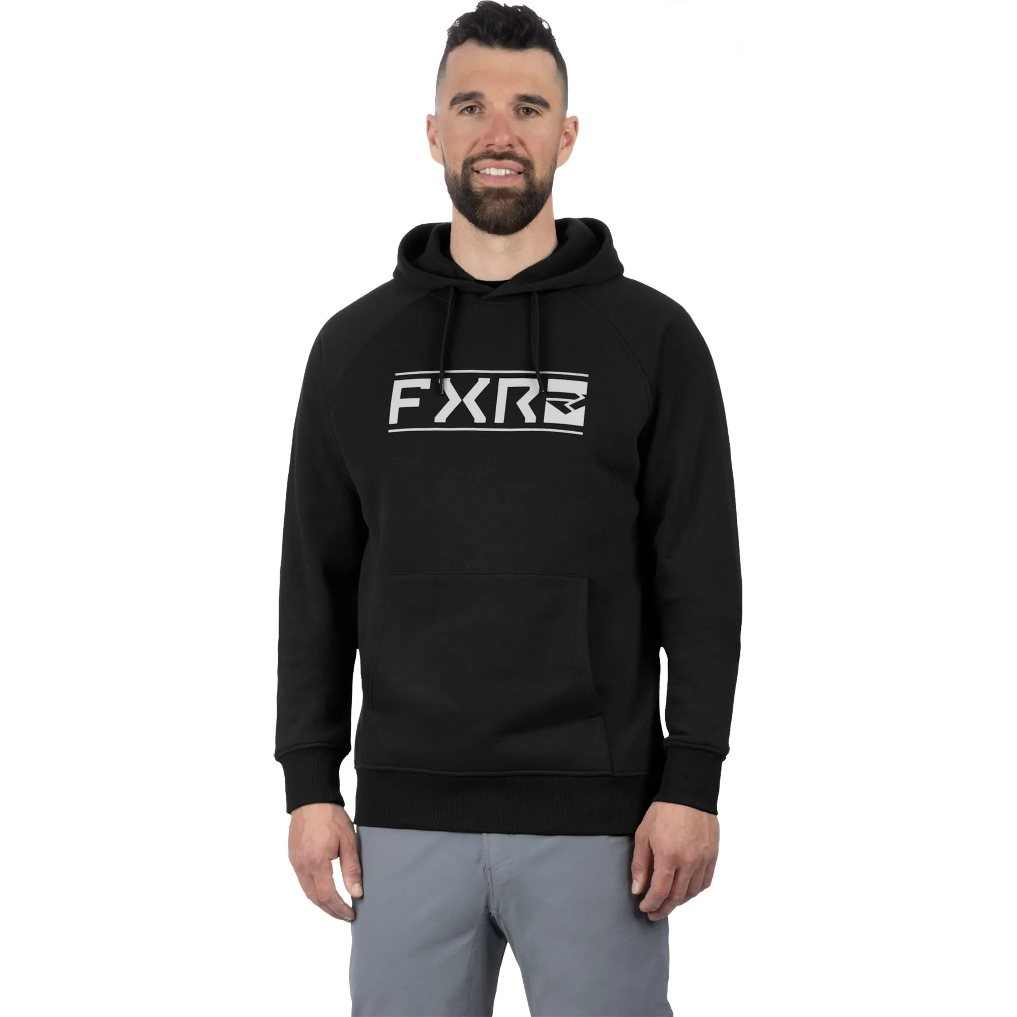 FXR Victory Pullover Hoodie Black/White