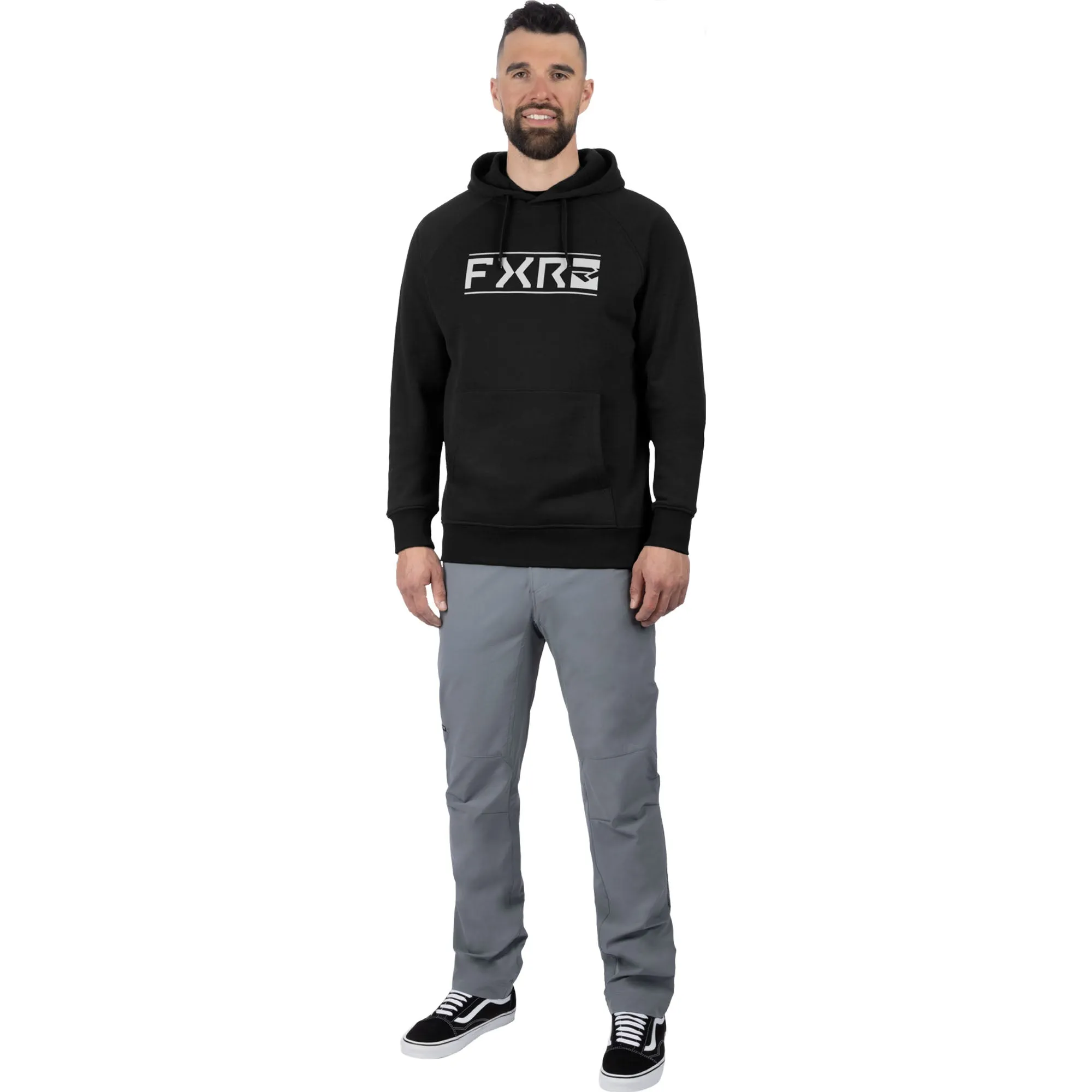 FXR Victory Pullover Hoodie Black/White