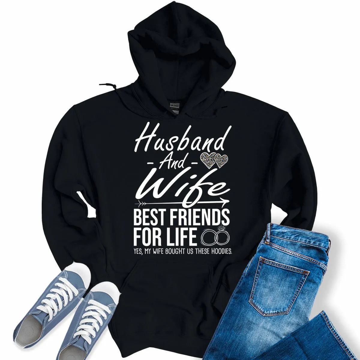 Husband And Wife Best Friends For Life Hoodie Husband And Wife Gift