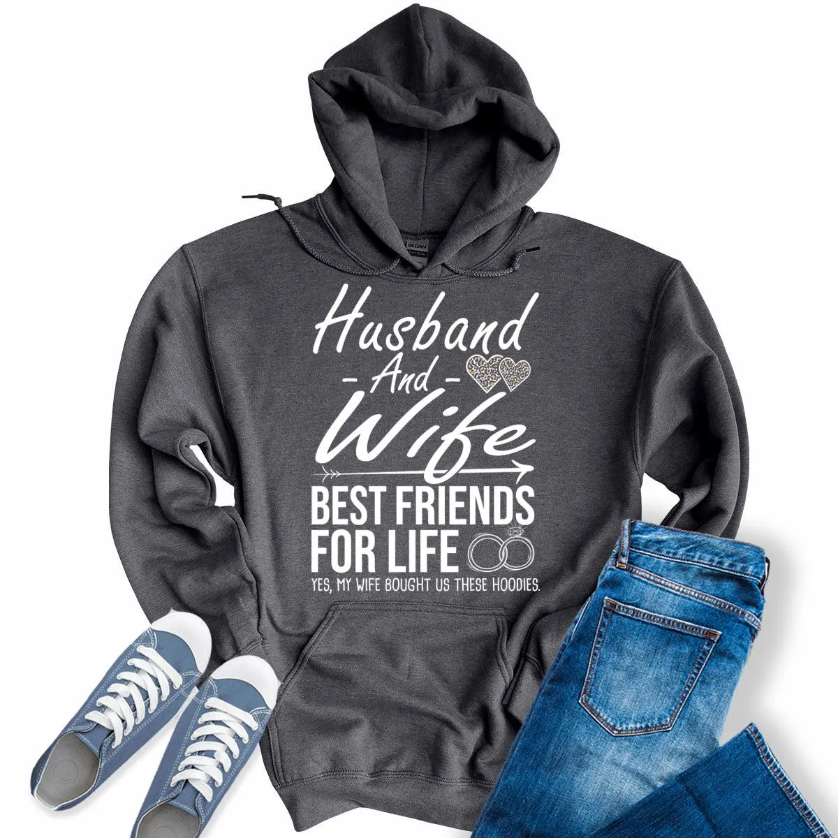 Husband And Wife Best Friends For Life Hoodie Husband And Wife Gift