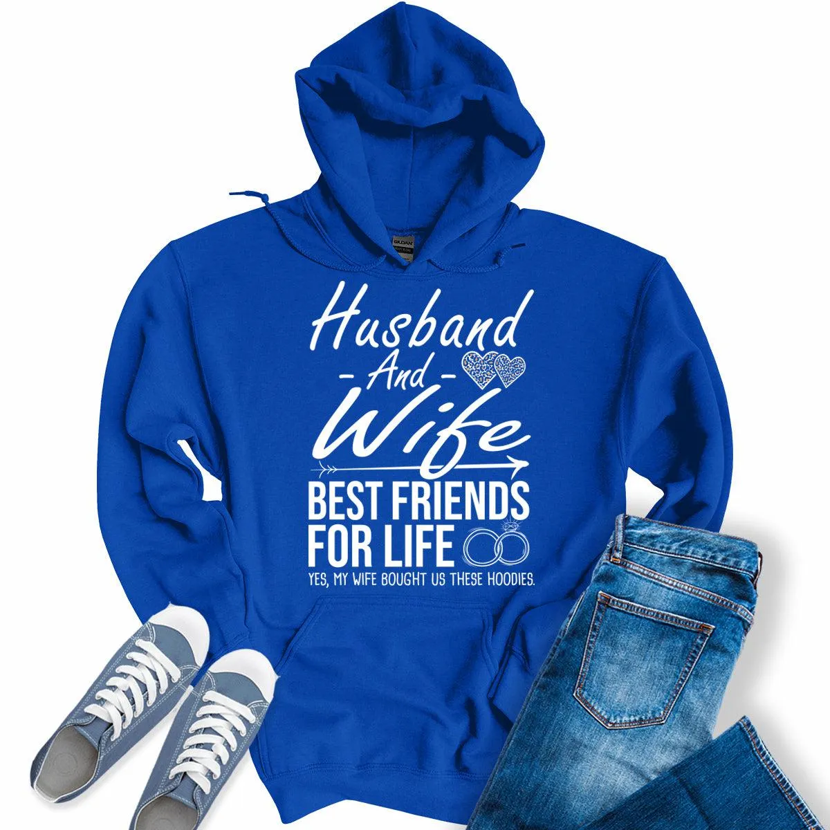 Husband And Wife Best Friends For Life Hoodie Husband And Wife Gift