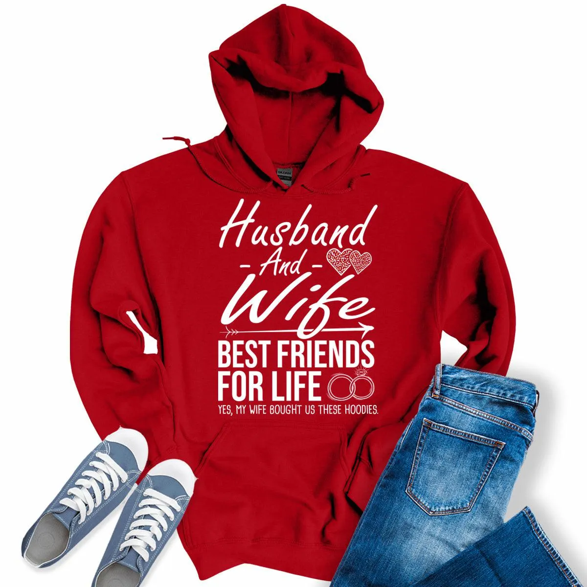 Husband And Wife Best Friends For Life Hoodie Husband And Wife Gift