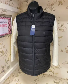 Izod Black Vests, XXL