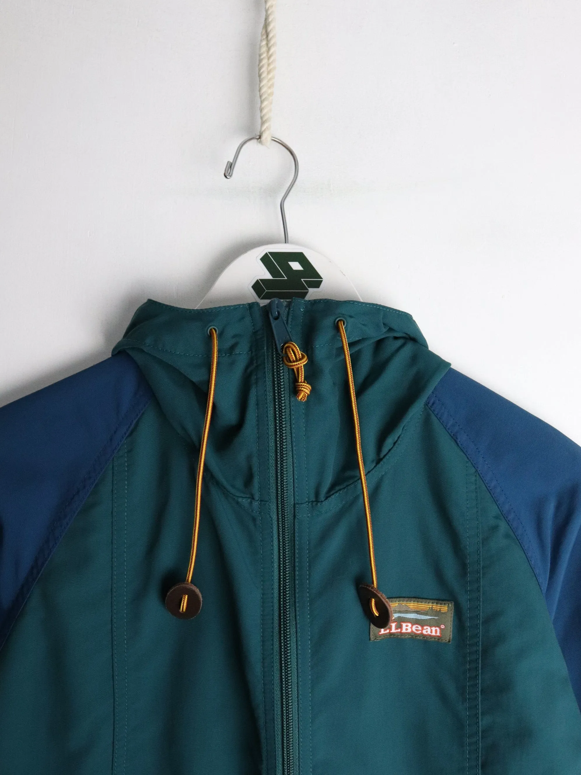 L.L. Bean Jacket Womens XS Blue Anorak Windbreaker