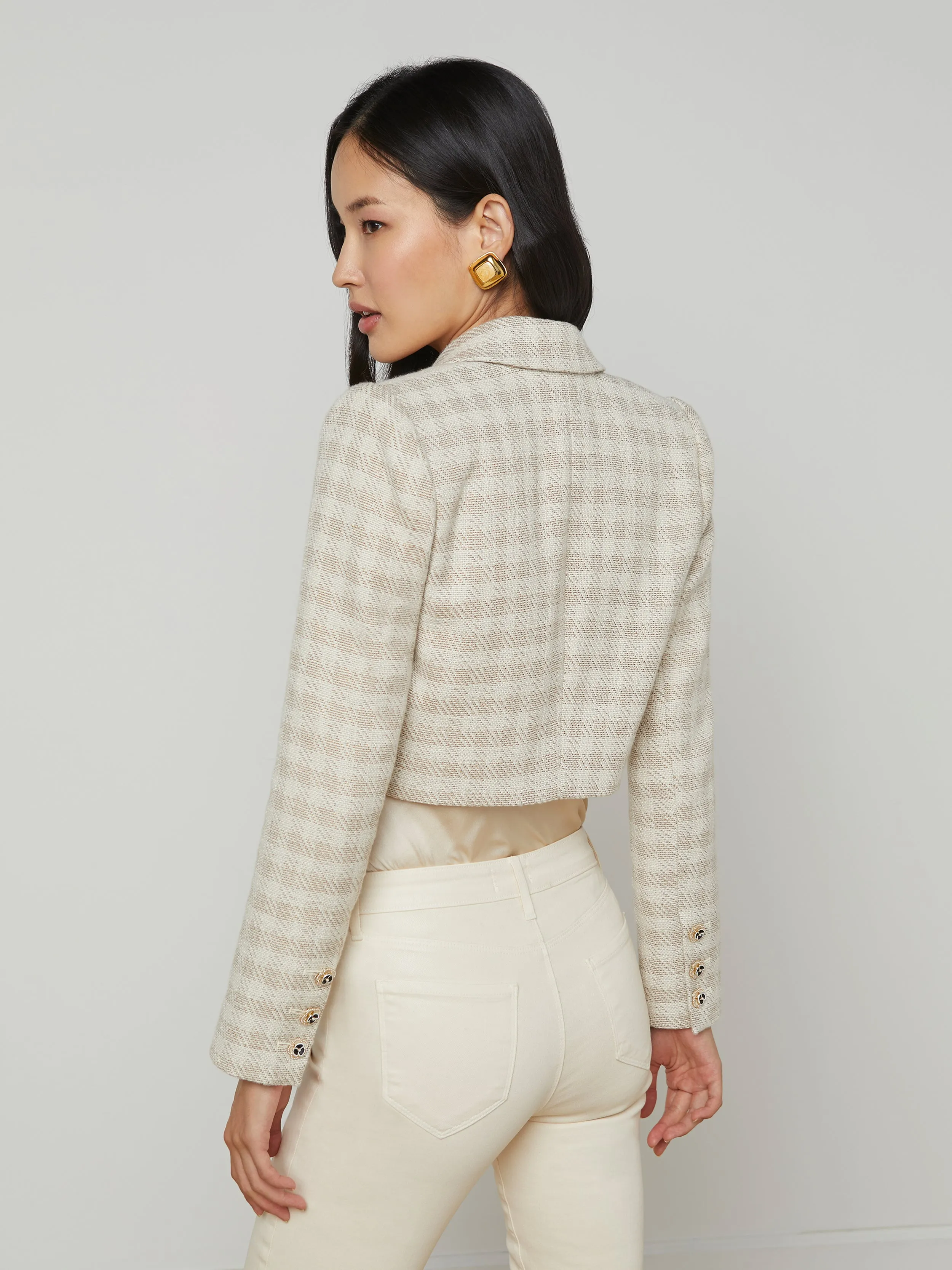 Maura Cropped Tweed Jacket