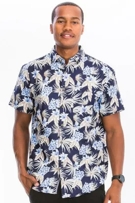 Mens Button Down Hawaiian Shirts