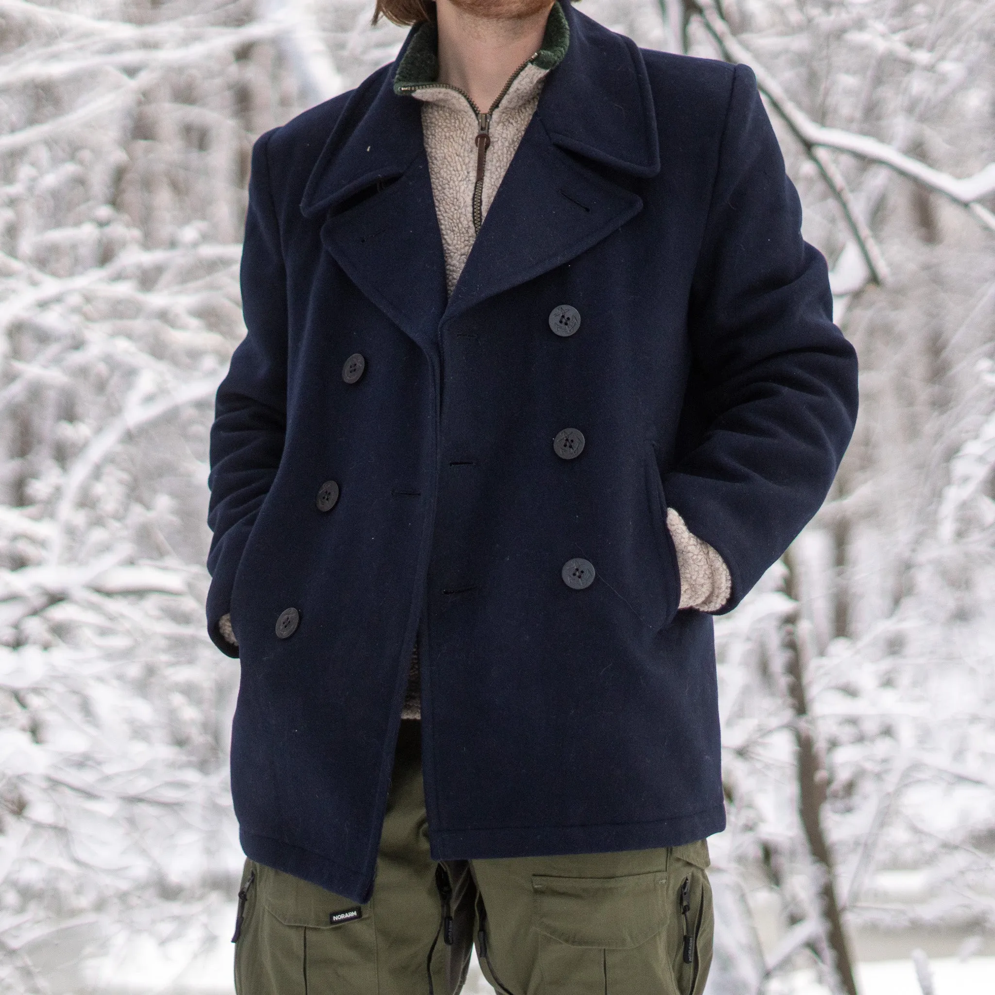 Mil-Tec US Navy Wool Peacoat