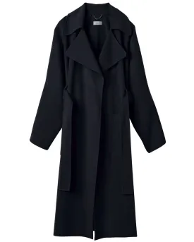 Navy Wilson Wool Coat