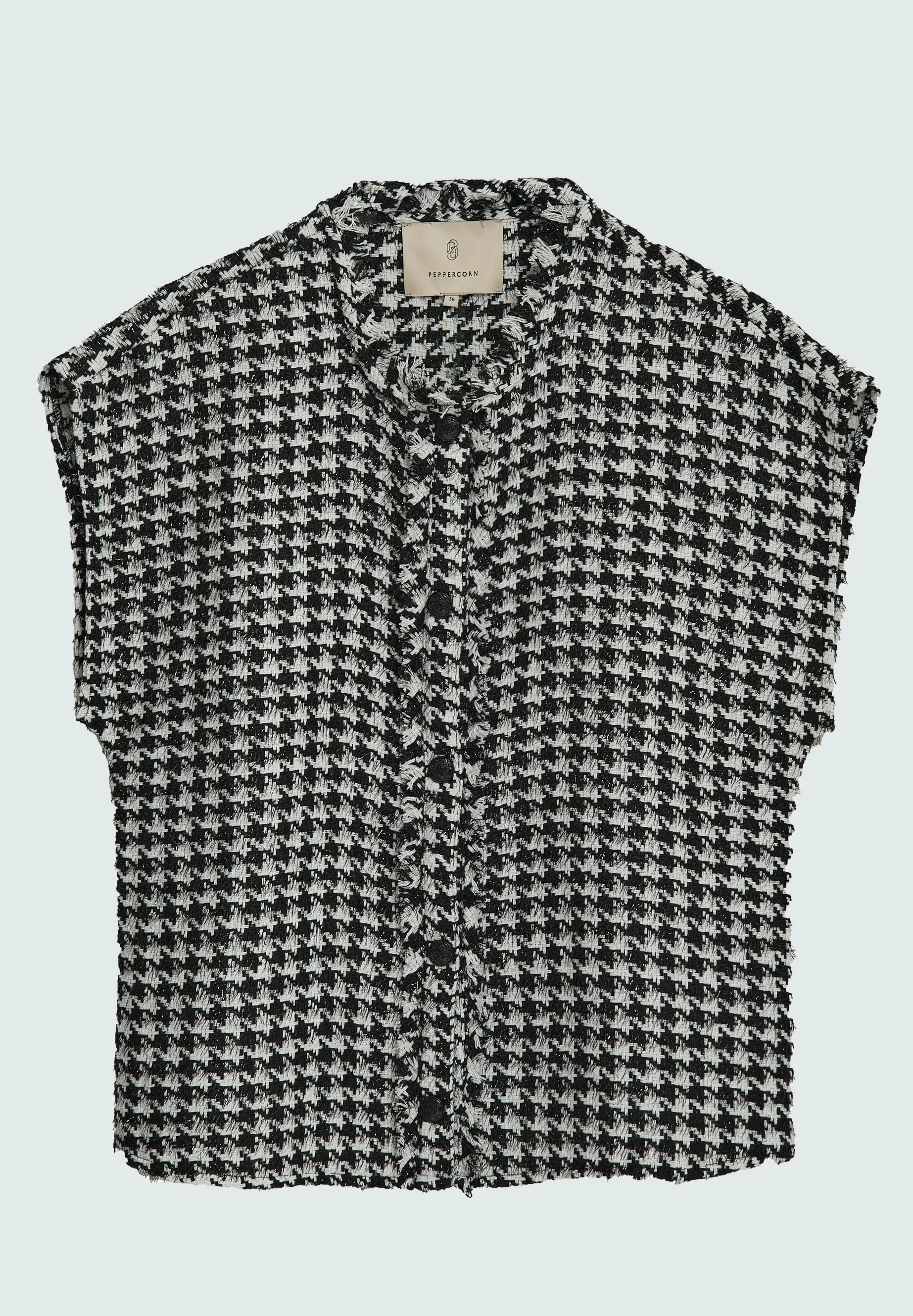 PCRuth Vest - Black Checked