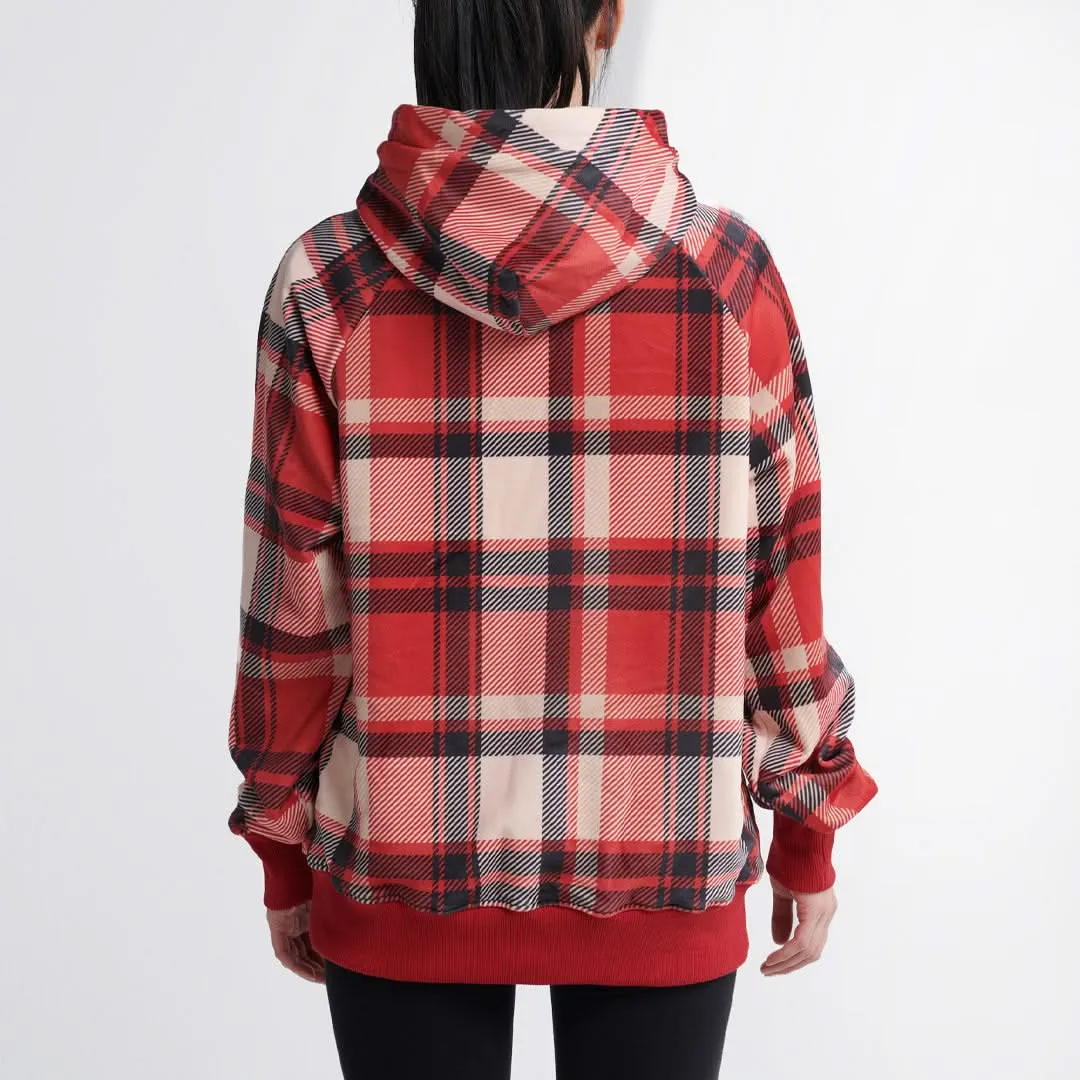 Plaid Human Hoodies