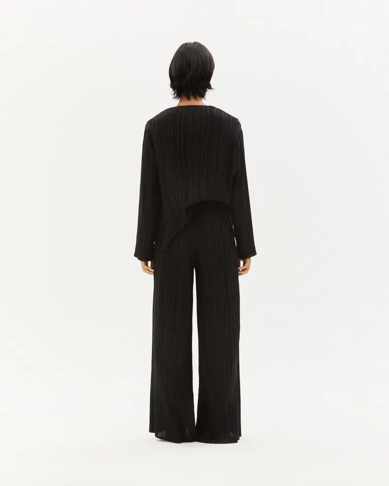 Pleated Maro Pants - Black