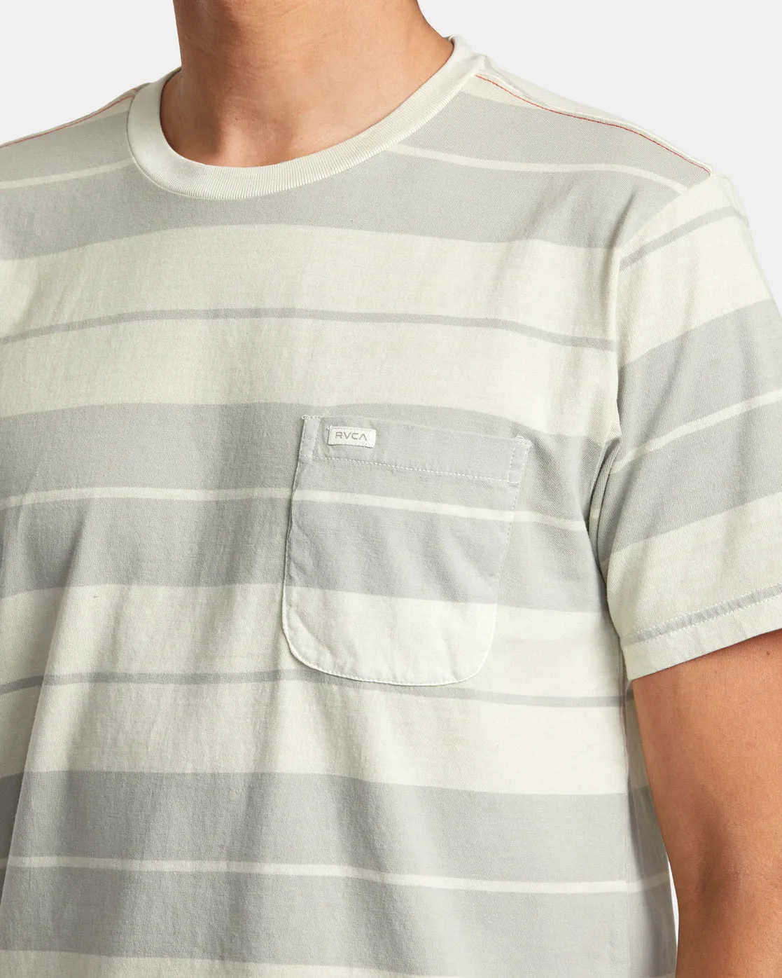 PTC Stripe T-Shirt - Silver Bleach