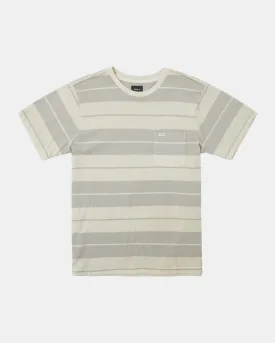 PTC Stripe T-Shirt - Silver Bleach