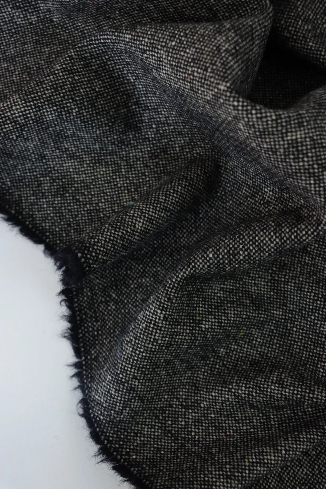 Salt & Pepper Tweed Wool Coating