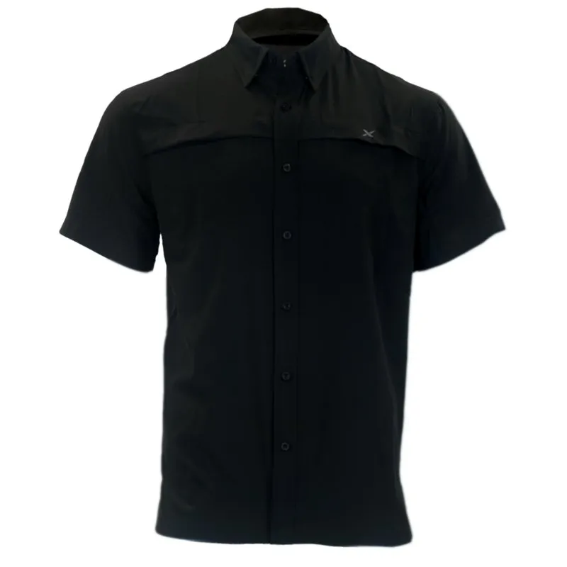 Short Sleeve Solid Lifestyle Button Down w/ REPEL-X