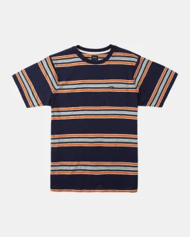 Somedays Stripe T-Shirt - Navy Marine