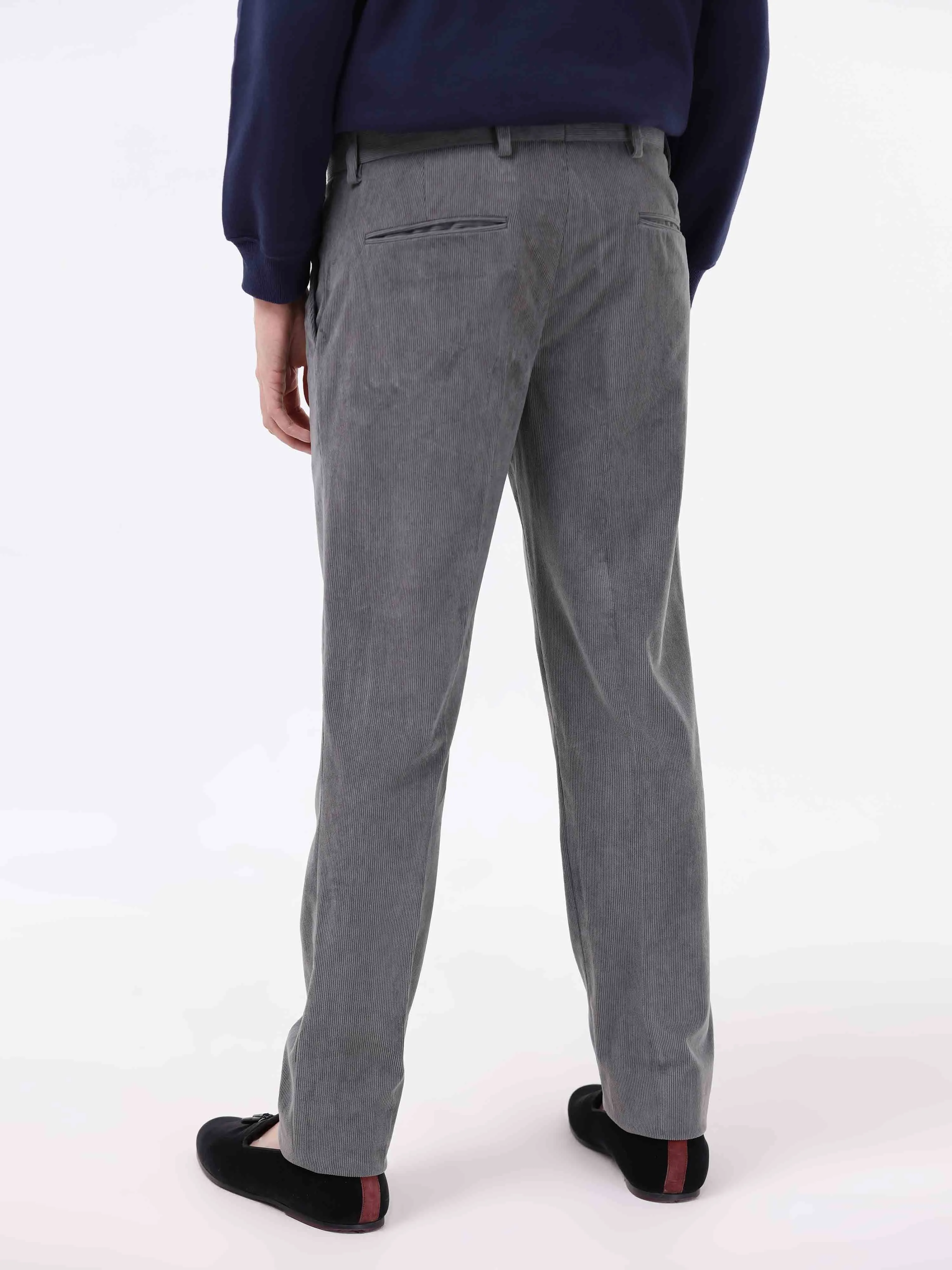 Statement Corduroy Grey Pant