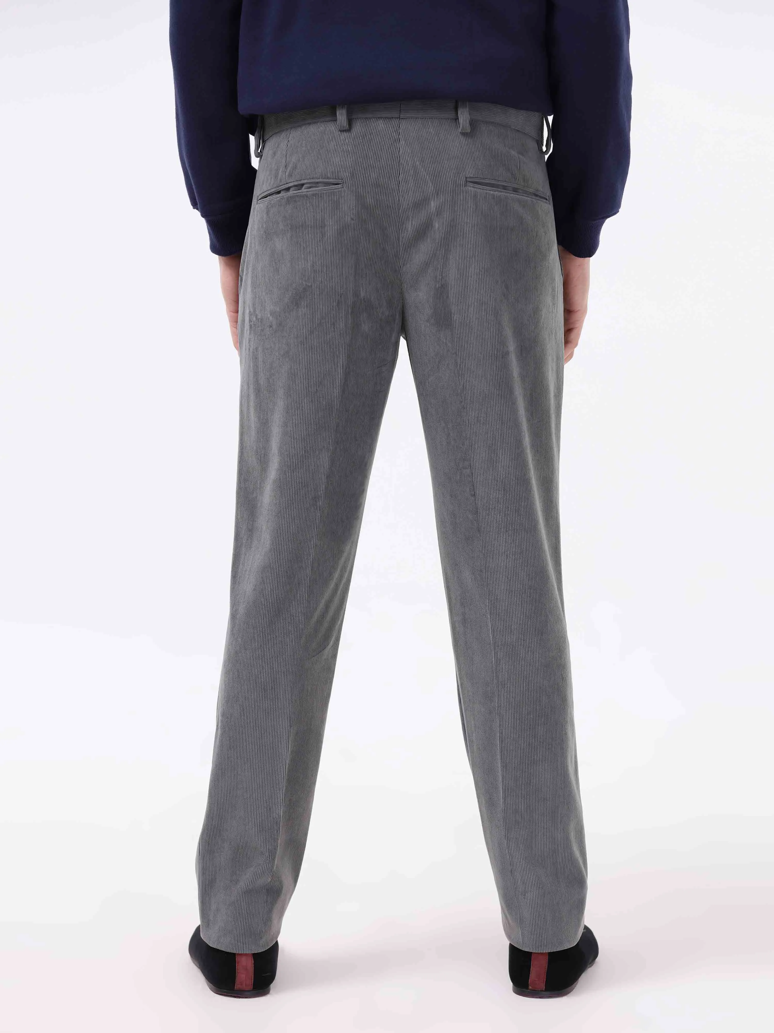 Statement Corduroy Grey Pant