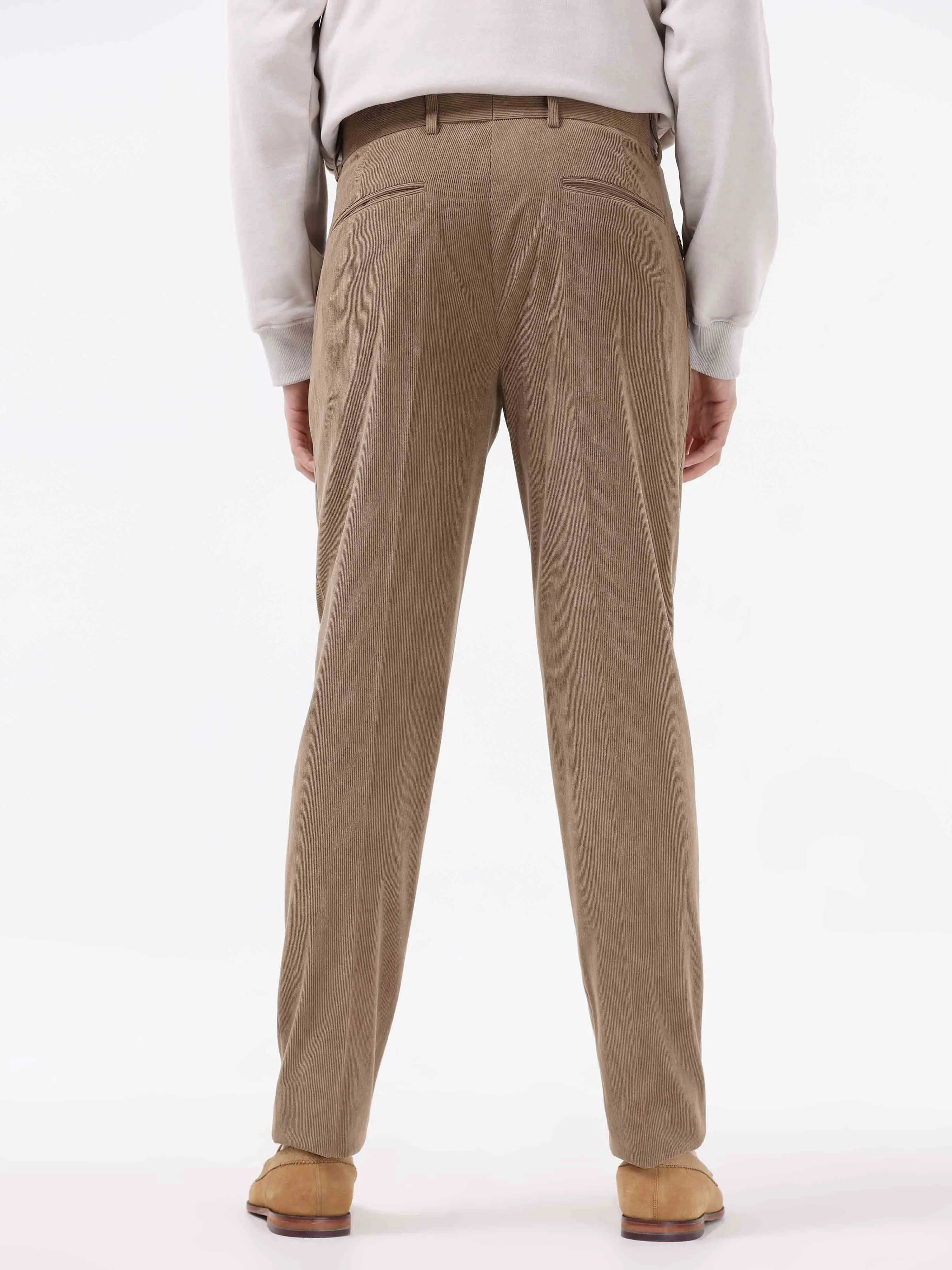 Statement Corduroy Khaki Pant