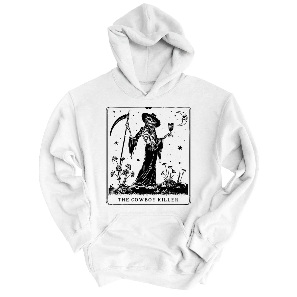 The Cowboy Killer Tarot Card Hoodie