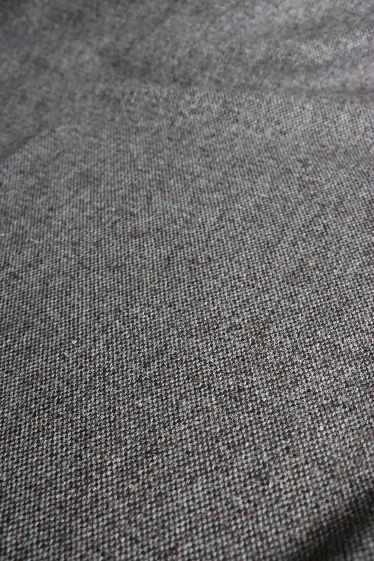 Umber Tweed Wool Coating