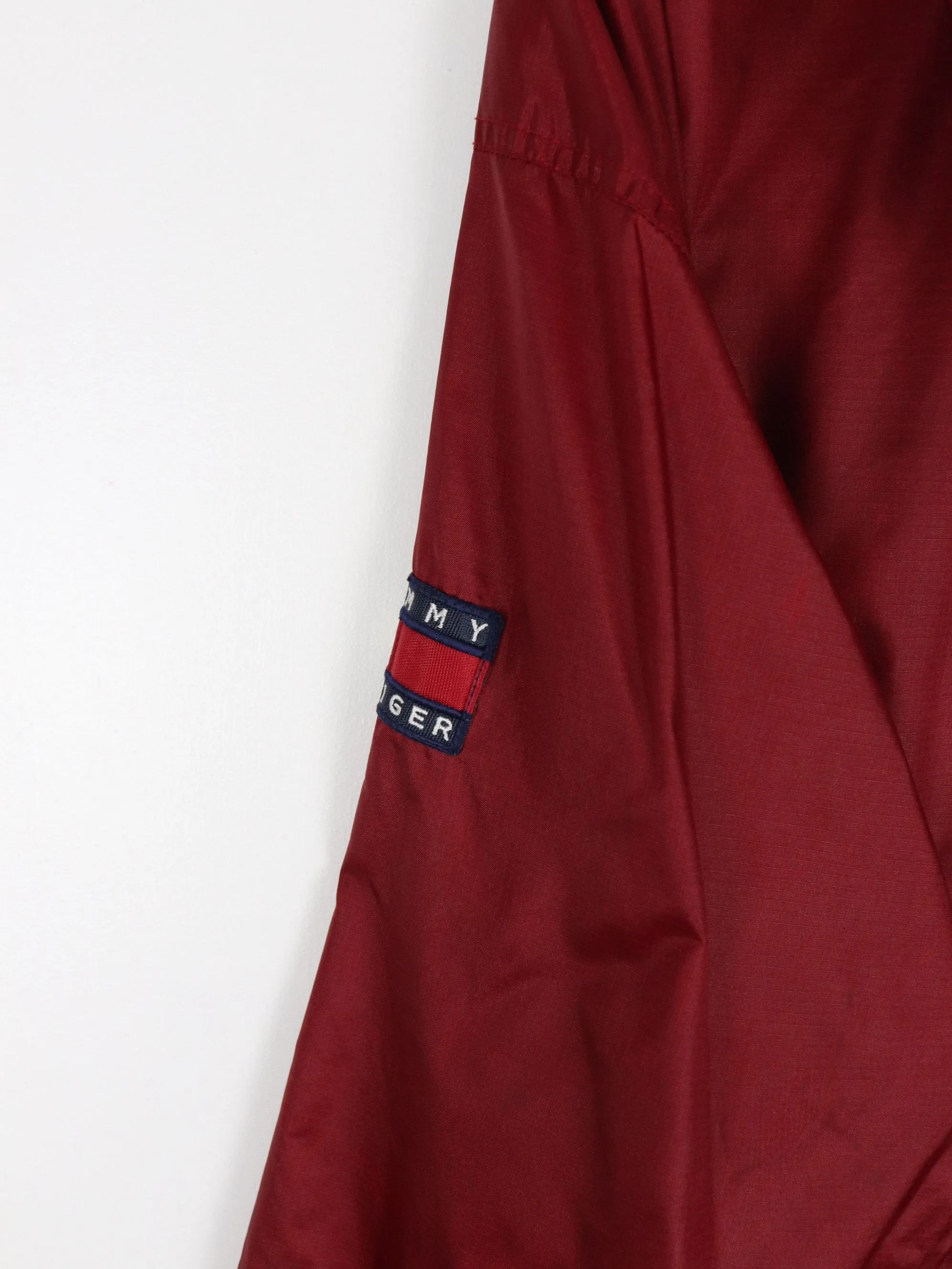 Vintage Tommy Hilfiger Windbreaker Mens XL Red Jacket