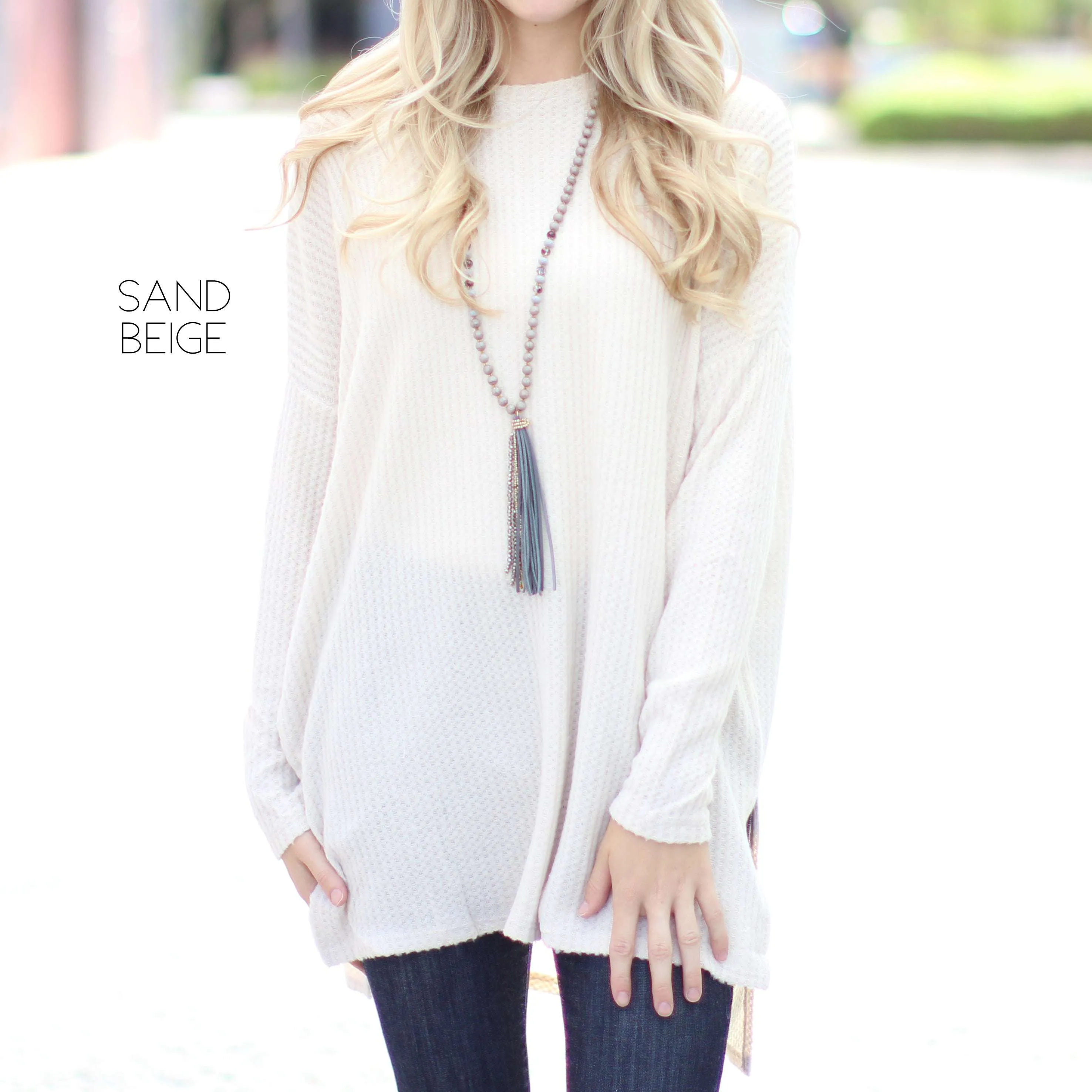 Waffle Flowy Tunic | S-XL